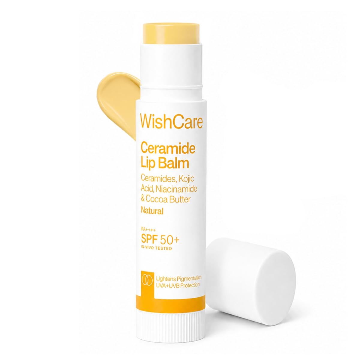WishCare Lip Balm with SPF 50 PA+++ - Lip Care Balm with Niacinamide, For Women & Men, 5g Beauty and Personal Care WishCare