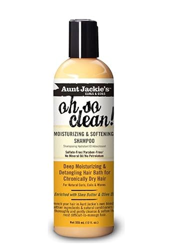 Aunt Jackie's oh so clean! 6oz - Moisturizing & Softening Shampoo Beauty & Personal Care Aunt Jackie's