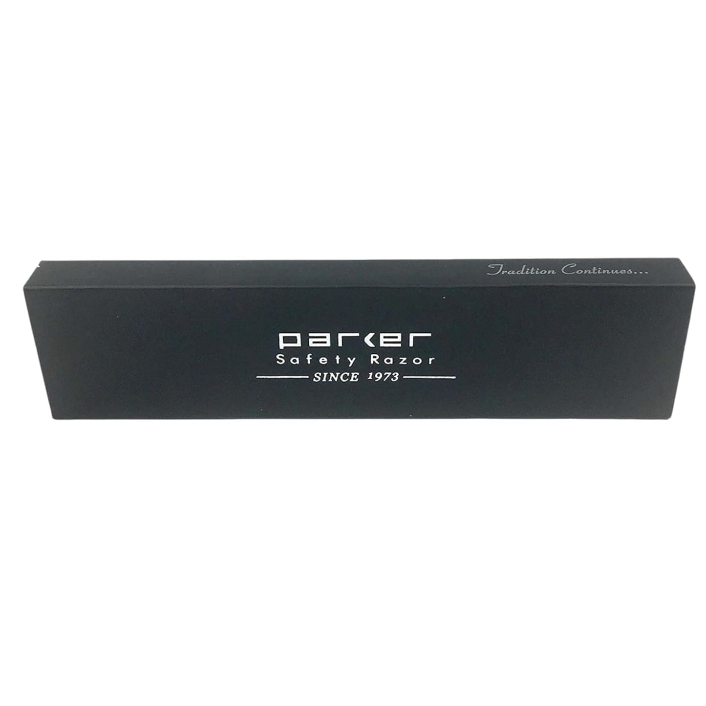 Parker SRB Straight Edge Barber Razor - Stainless Steel Blade Arm & Resin Handle - Uses Half Double Edge Razor Blades - Includes 5 Pre-Cut Blades Beauty and Personal Care Parker Safety Razor