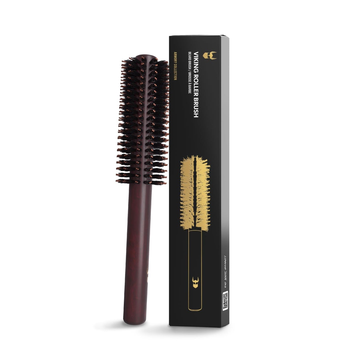 The Beard Struggle Viking Roller Brush - Heat-Resistant Round Hair Brush for Styling Hair or Beard - Reduce Frizz & Tangles - Beard Brush for Men Beauty and Personal Care The Beard Struggle
