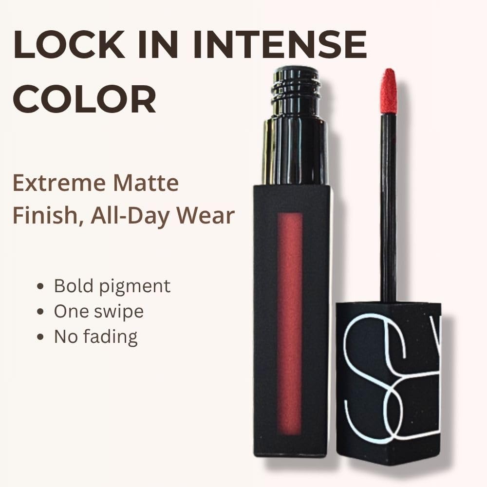 Nars Powermatte Lip Pigment Potency and Precision Matte Yet - Light My Fire Beauty & Personal Care NARS