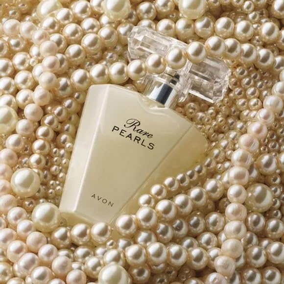 AVON Rare Pearls Eau De Parfum Spray for Women, 1.7 fl oz, Elegant Soft Floral Fragrance with Magnolia, White Pepper and Rosewood, Long Lasting Beauty & Personal Care AVON