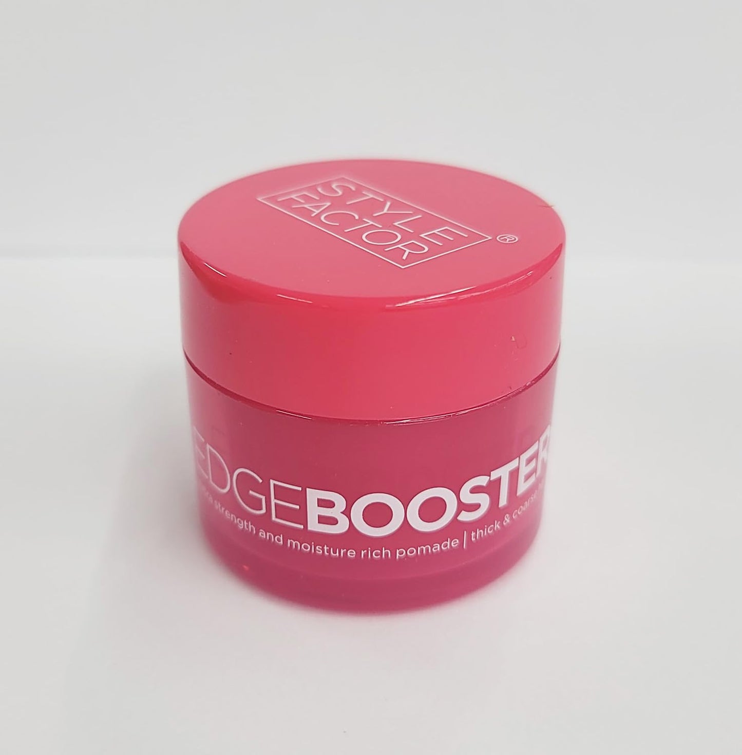 Style Factor Edge Booster Extra Strength and Moisture Rich Pomade 0.85oz Mini Travel Size (0.85oz, Pack of 1, Pink Beryl) Beauty & Personal Care Style Factor