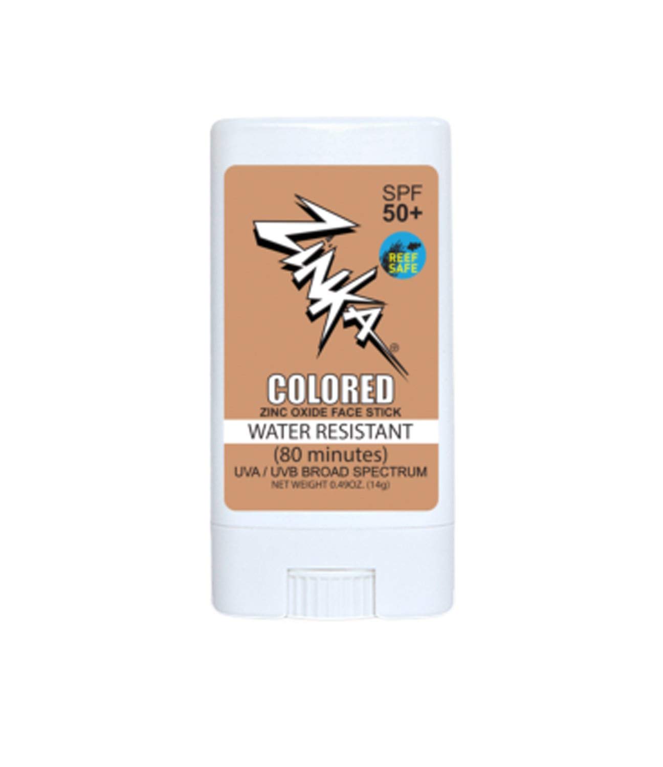 Zinka Sunscreen SPF 30 All Natural Vegan Mineral Light Beige Colored Face Stick Beauty & Personal Care Zinka