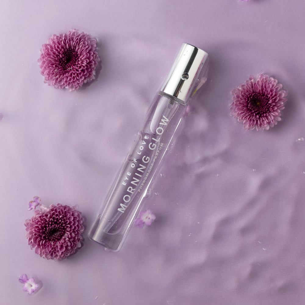 Eye of Love Morning Glow Pheromone Perfume for Women - Fresh Floral Cologne with Jasmine Apple Musk Scent - Long Lasting Fragrances for Daily Beauty & Personal Care EOL EYE OF LOVE