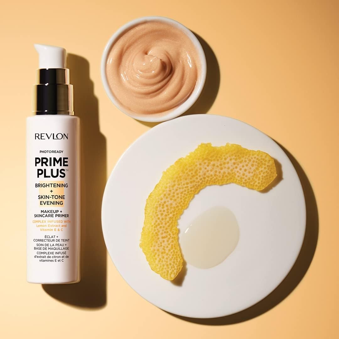 REVLON PhotoReady Prime Plus Face Makeup Primer, Brightening & Skin Tone Evening, 1 Oz Beauty & Personal Care REVLON