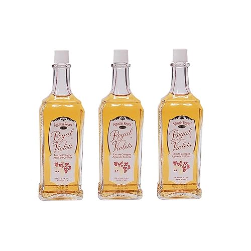 (Pack of 3) Royal Violets By Agustin Reyes 5 Oz Agua De Colonia Eau De Cologne Glass Bottle by Vetrarian Beauty & Personal Care Royal Violets