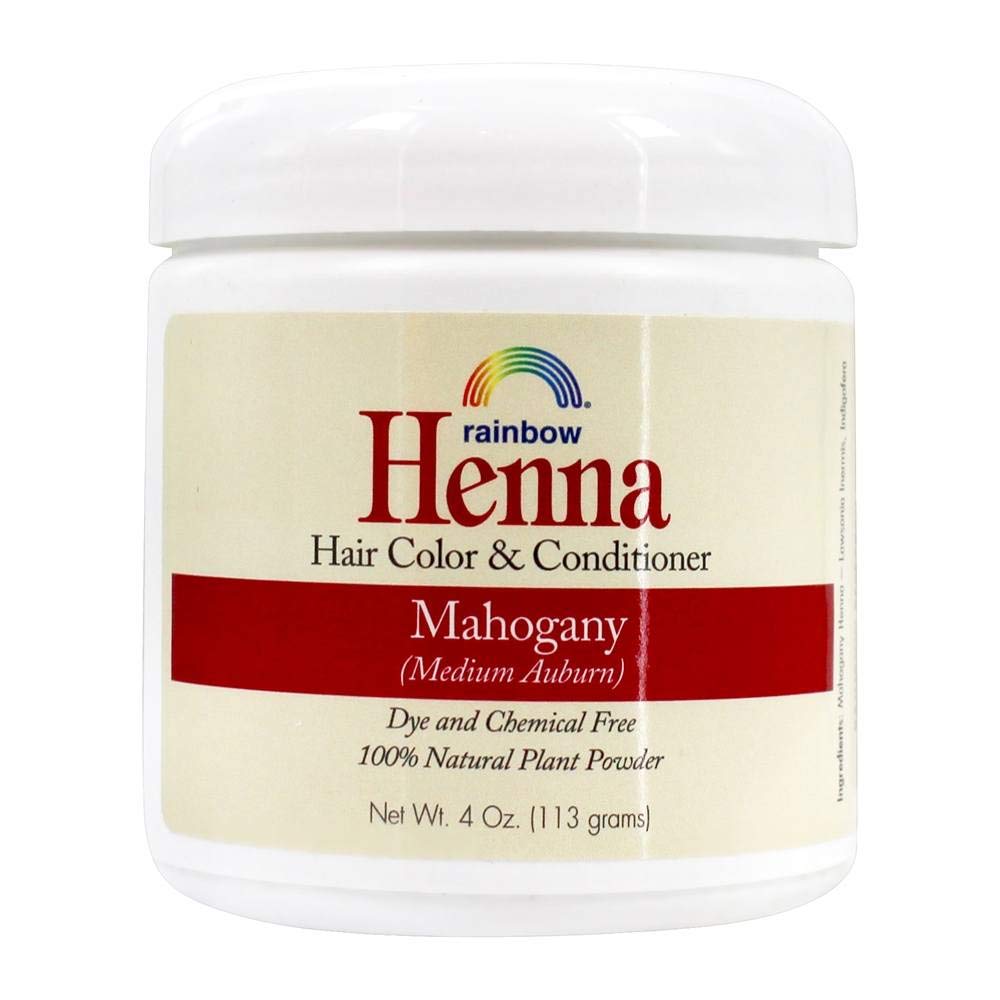 Rainbow Research Henna Hair Color and Conditioner Persian Mahogany Medium Auburn, Red, 4 Oz Beauty & Personal Care Rainbow Research