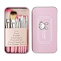 Pimoys Children Makeup Brushes, 7Pcs Makeup Brush Set Foundation Eyebrow Eyeliner Brush Cosmetic Concealer Brushes for Kids Girls, Women trave - Pink Beauty & Personal Care ZHIYE