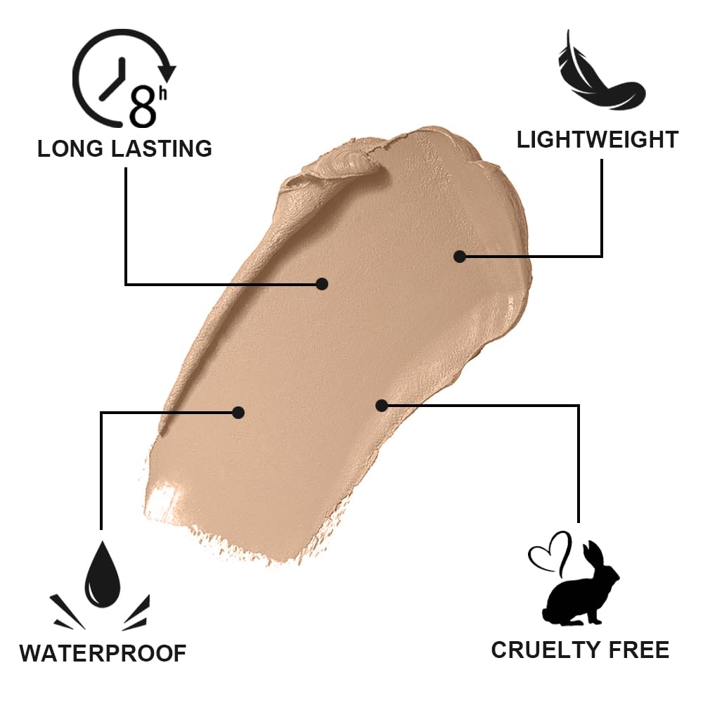 Cream Bronzer Stick, Multi-use Contour Stick for Face Shaping, Matte Finish Beauty Wand for Sculpt the Face, Easy to Apply, Longwear, Waterproof Beauty & Personal Care Lezero