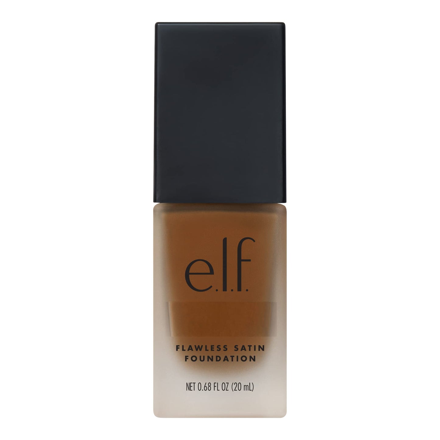 e.l.f. Flawless Satin Foundation, Lightweight & Medium Coverage, Semi-Matte Finish, Vegan , Nutmeg, 0.68 Fl Oz (20mL) Beauty & Personal Care e.l.f.