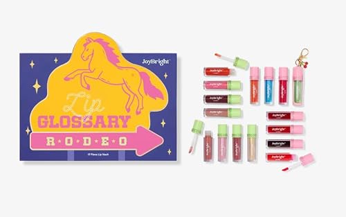 Ulta Beauty Lip Glossary 2025 RODEO theme, includes a keychain so you can take your favorite shade on-the-go. Beauty & Personal Care Ulta Beauty