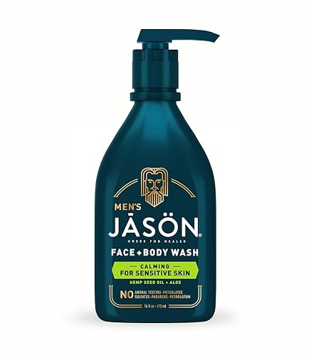 Jason Men's Calming 2-in-1 Face and Body Wash, 16 oz Beauty & Personal Care JASON