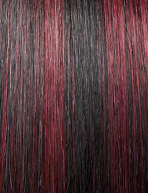 Outre Purple Pack Brazilian Premium Human Hair Blend Feather Crochet Braid - Dominican 18" (C1B/425)