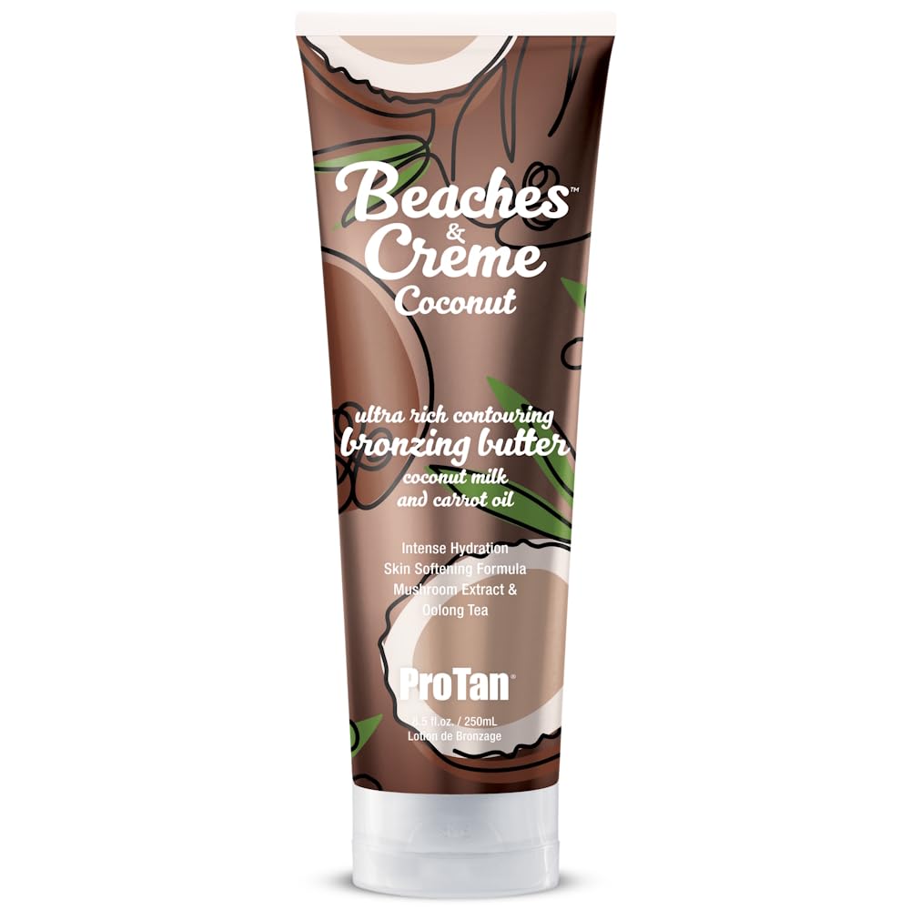Beaches & Crème Coconut Ultra Rich Intense Hydrating Bronzing Butter 8.5oz Beauty & Personal Care Pro Tan