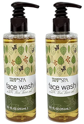 Trader Joe's Spa Face Wash with Tea Tree Oil (2 Packs) Beauty & Personal Care Trader Joe's