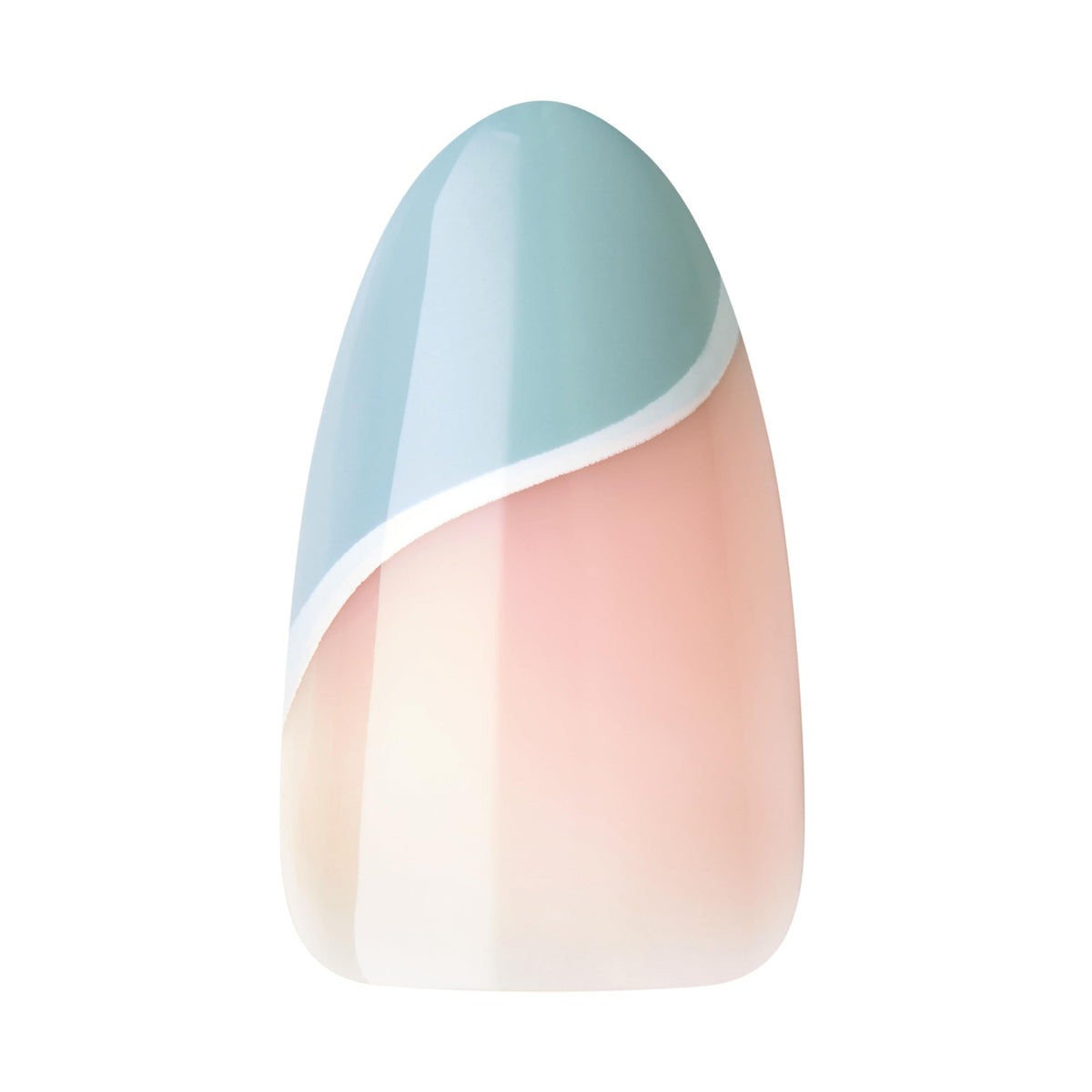 KISS Voguish Fantasy, Press On Nails, Nail glue included, 'Charmante', Multicolor, Medium Size, Almond Shape, Includes 28 Nails, 2g glue, 1 Manicure