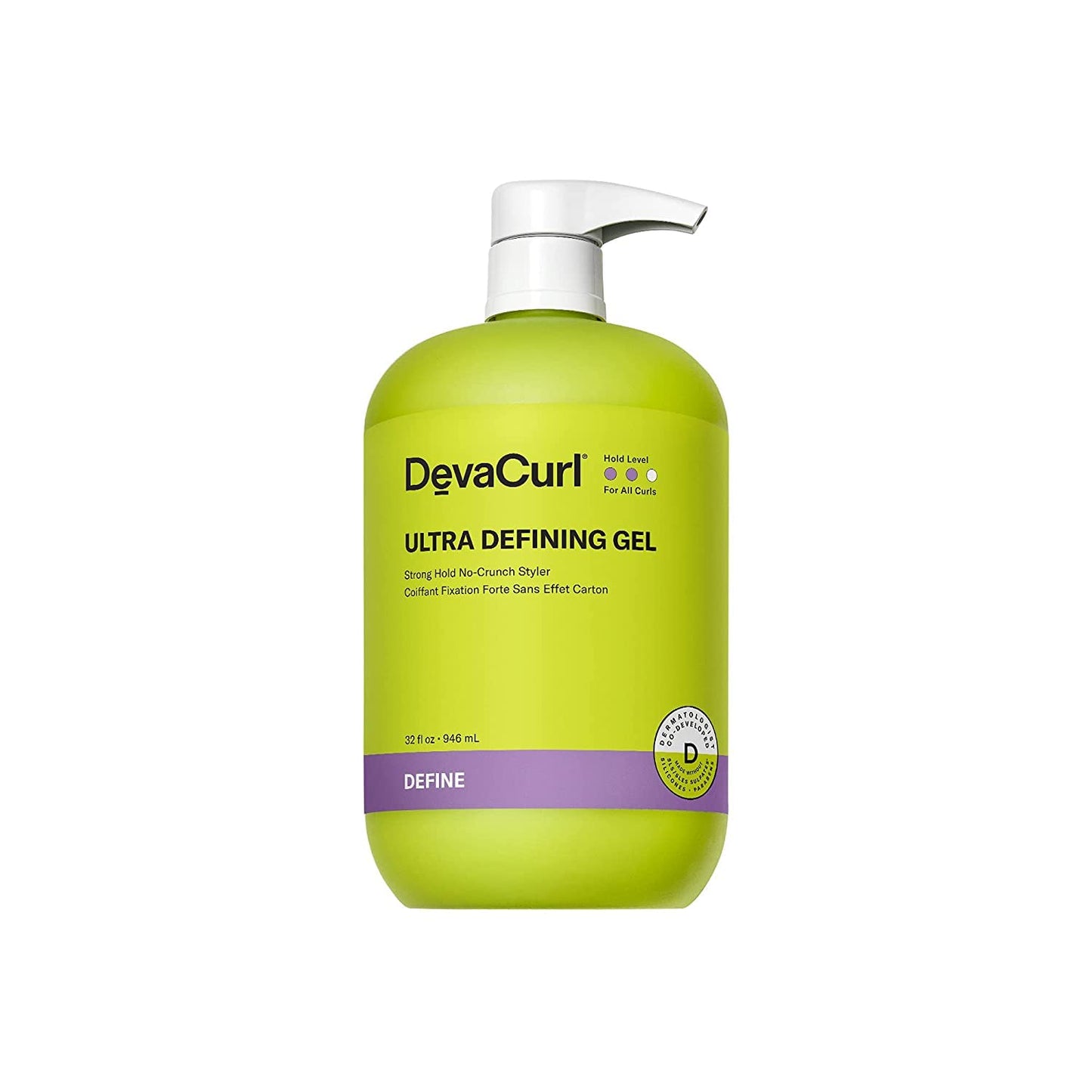 DevaCurl Ultra Defining Gel Strong Hold Non-Crunch Styler, Bright Breeze, 32 fl. oz Beauty & Personal Care DevaCurl