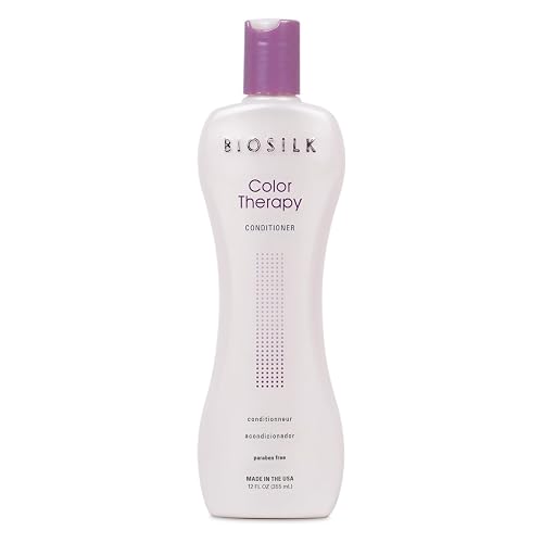 BioSilk Color Therapy Conditioner, Replenishes Moisture While Protecting Color, Enhances Vibrancy & Shine, Sulfate, Paraben & Cruelty-Free, 12 Oz Beauty & Personal Care BioSilk