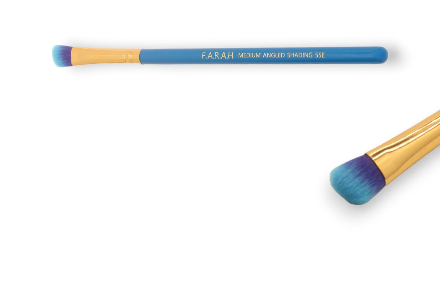 Medium Angled Shading Brush 55E (Blue) Beauty & Personal Care F.A.R.A.H
