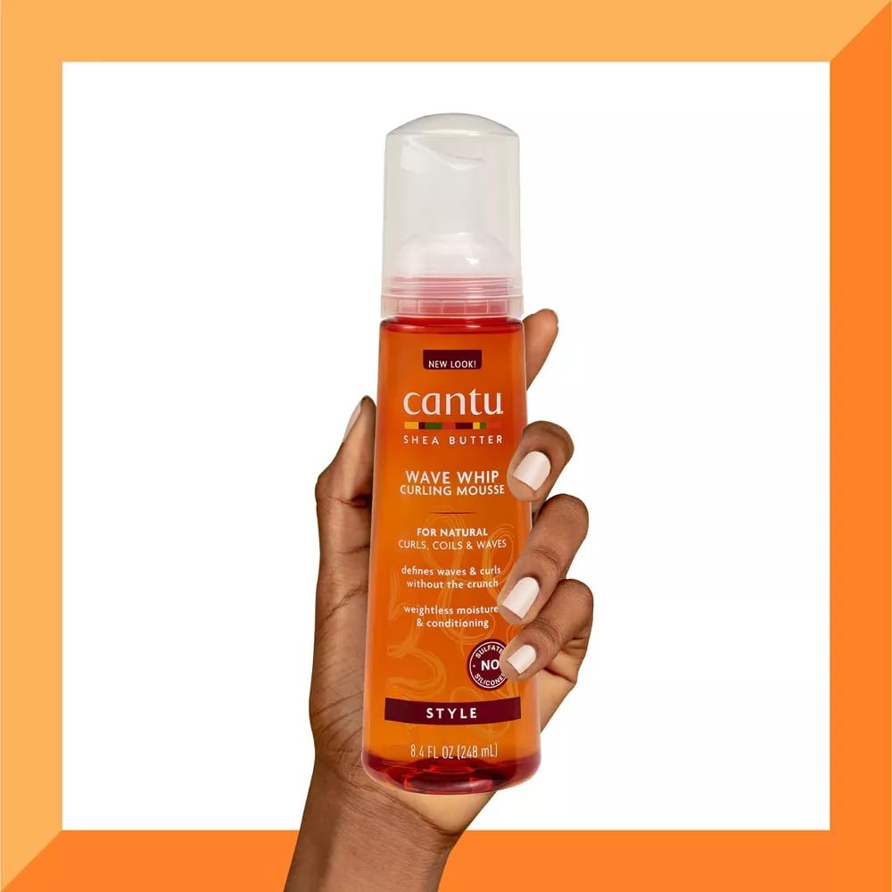 Cantu Natural Hair Wave Whip Curling Mousse,8.4 oz Beauty & Personal Care Cantu