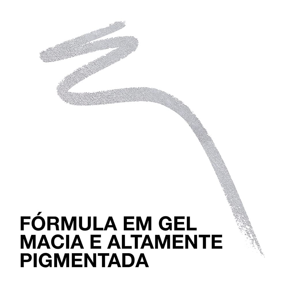 Maybelline TattooStudio Long-Lasting Sharpenable Eyeliner Pencil, Glide on Smooth Gel Pigments with 36 Hour Wear, Waterproof, Sparkling Silver, 1