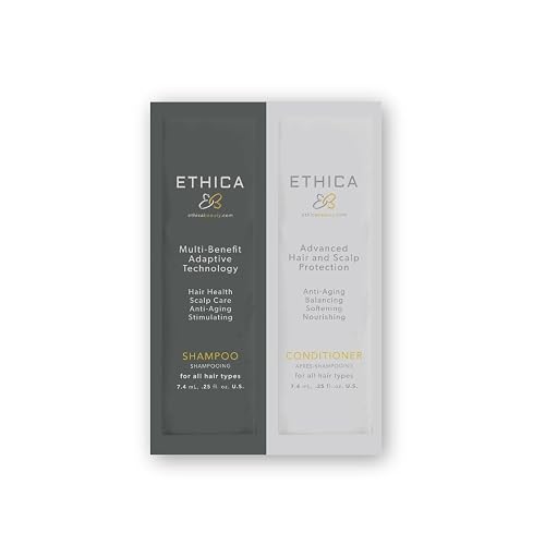 Shampoo and Conditioner. Clarifying & Deep Conditioning. Promotes Strong, Healthy Hair, Scalp, and Hair Growth (Travel Size) Beauty & Personal Care Ethica Beauty