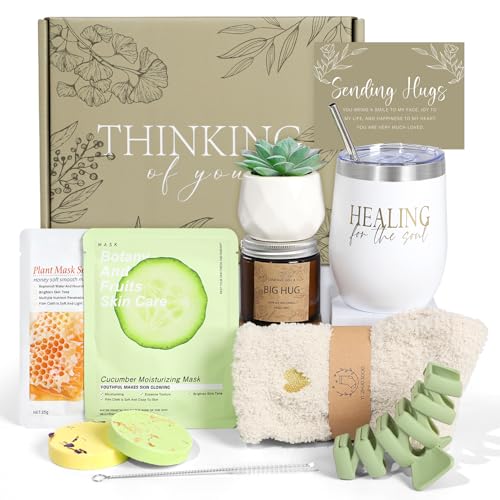 Thinking of You Care Package for Women - Get Well Soon GBasket for Sick Friend After Surgery Gifts Feel Better Gifts for Women, Sympathy Gift Baskets Beauty and Personal Care GiftPeak