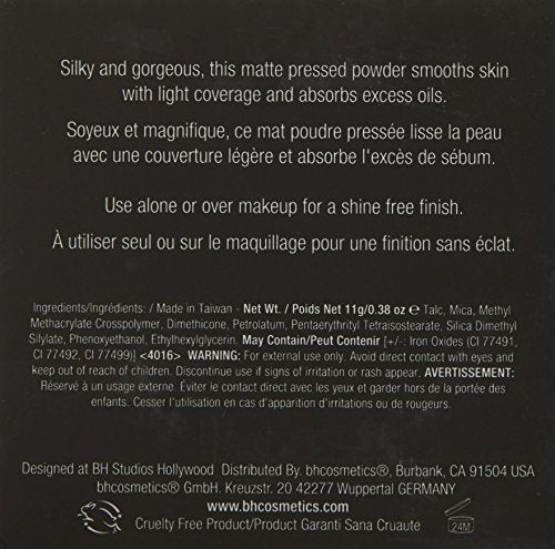 BH Cosmetics Studio Pro Matte Finish Pressed Powder Shade 240 Beauty & Personal Care bhcosmetics