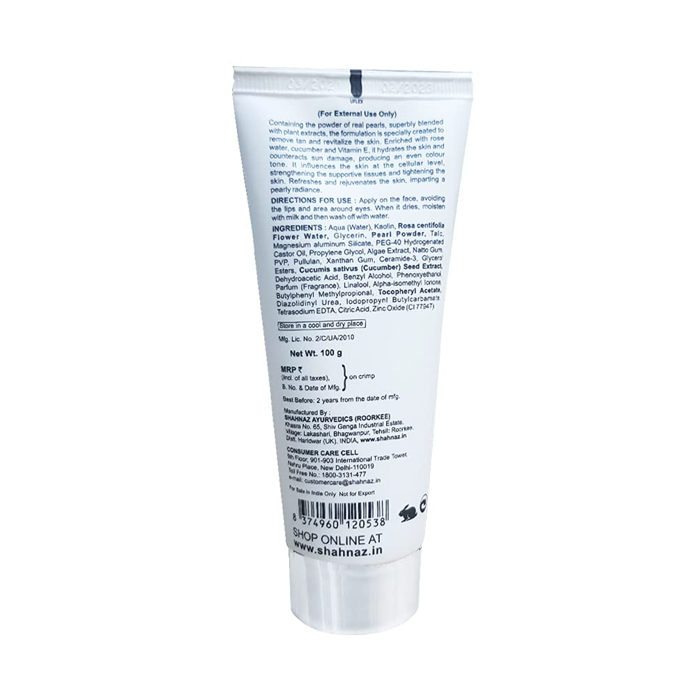 Shahnaz Husain Pearl Mask - Moisturizes Skin Beauty & Personal Care Shahnaz Husain