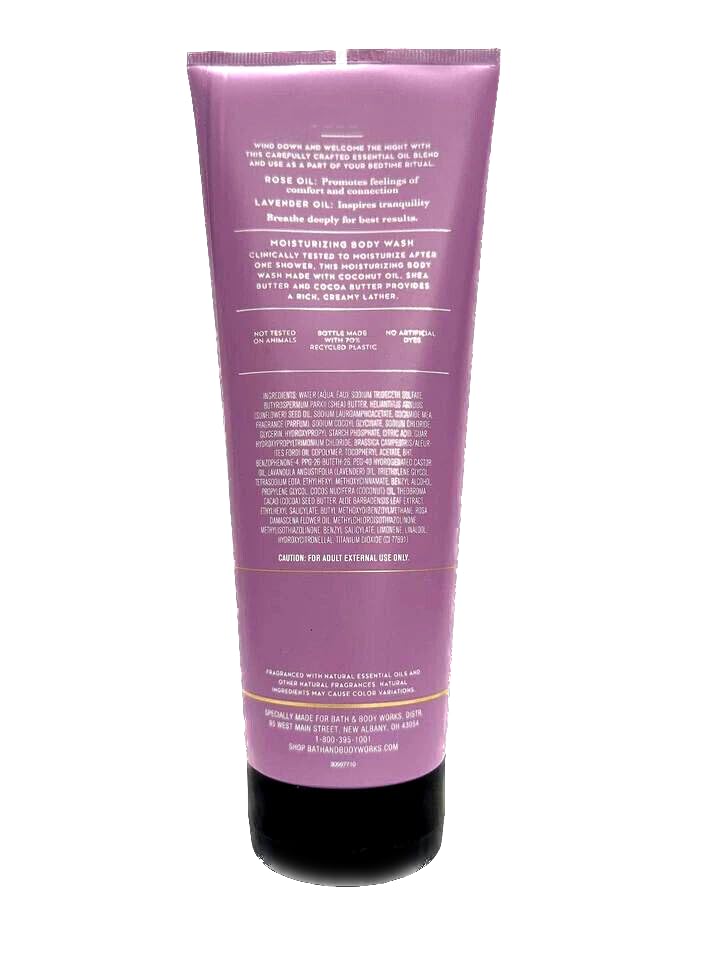 Bath and Body Works Rose Lavender Aromatherapy Creamy Moisturizing Body Wash, 10 ounces Beauty & Personal Care Bath & Body Works