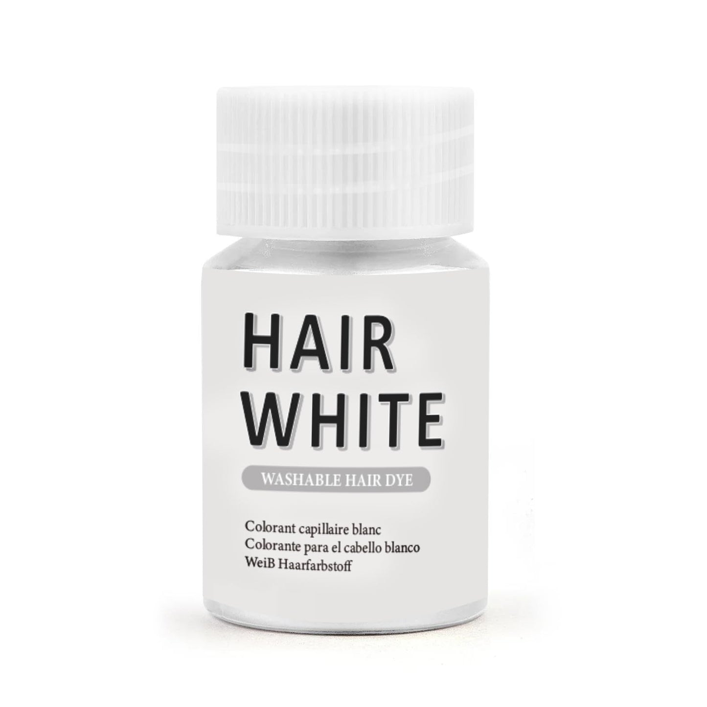 Makeup Hair White, Washable White Hair Dye for Cosplay, Halloween & Theatre - Non-Staining, Quick-Dry Formula, Idea for Dress Up Party, Santa Claus's Beauty & Personal Care LUYIMIN