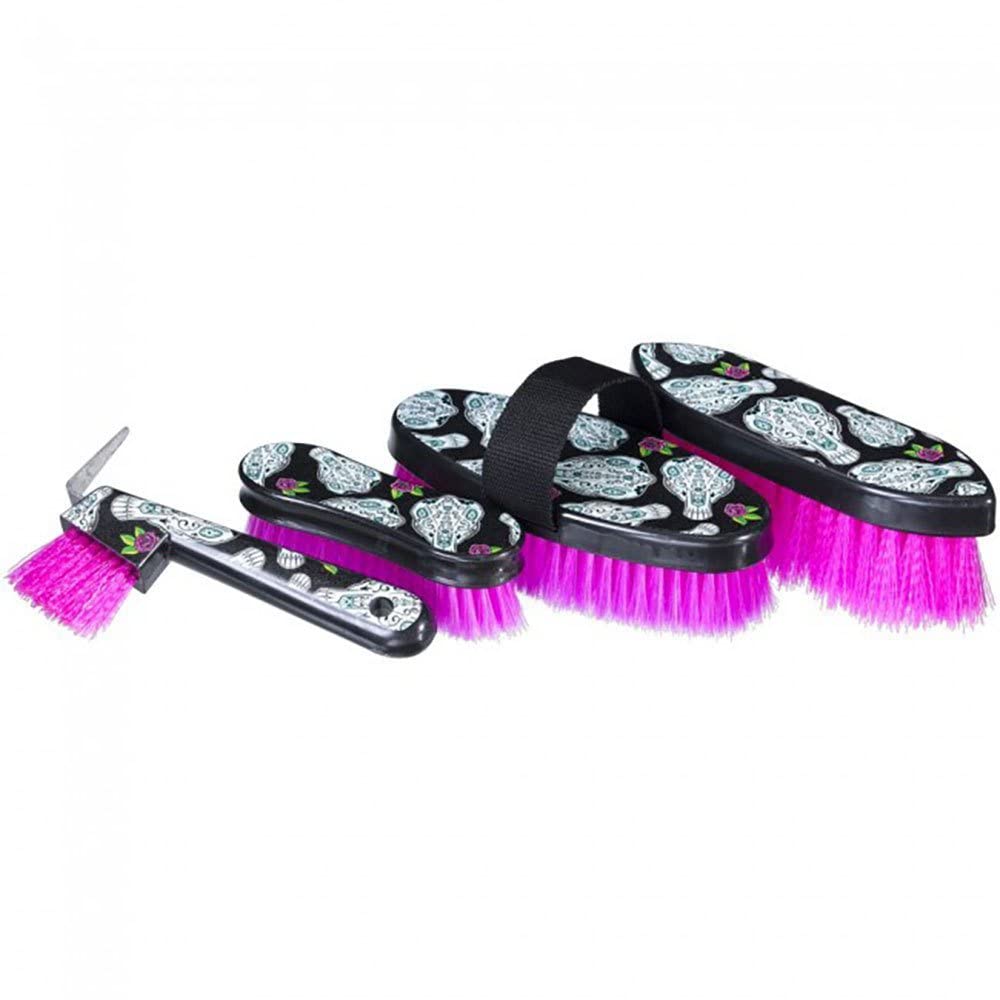 Tough 1 4 Piece Printed Brush Pkg Sugar Skull