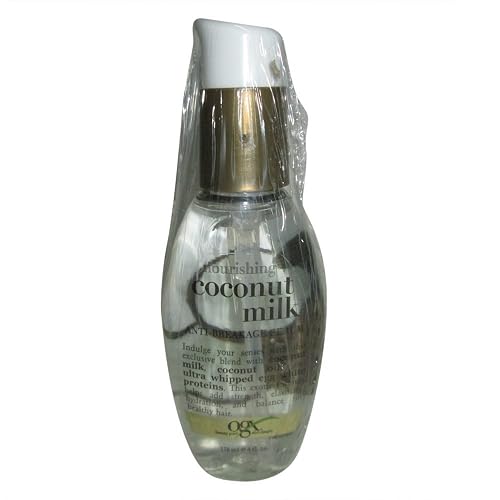 Vogue International Ogx Serum AntiBreakage Ounce 118ml, Nourishing Coconut Milk, 4 Fl Oz Beauty & Personal Care OGX