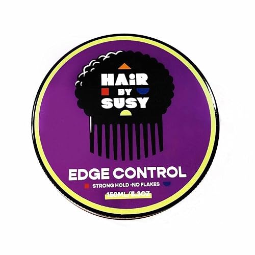HAIR BY SUSY Edge Control - Extreme Hold, Grape Smell, No Flaking, No Residue, Great for 4C Hair and all types of hair, 5.3oz Beauty & Personal Care HAIR BY SUSY