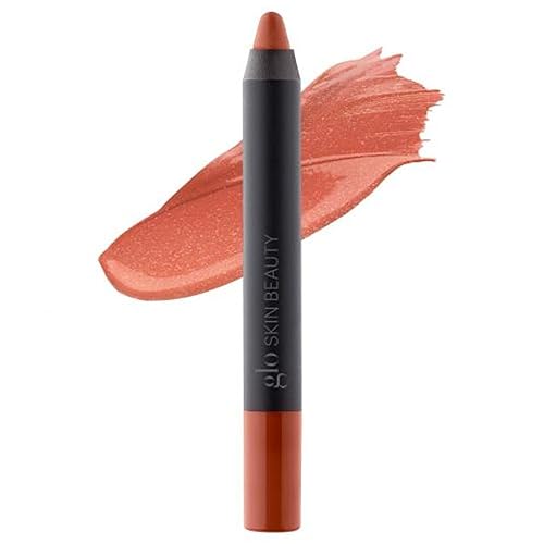 Glo Skin Beauty Cream Glaze Lip Crayon in Praline - Shimmery Toasted Brown Sugar - Glossy Crayon Lipstick, 6 Shades Beauty & Personal Care Glo Skin Beauty