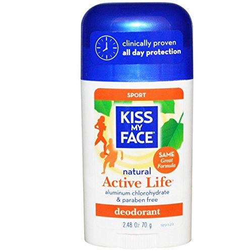 Kiss My Face Deodorant Stick Active Life Sport 2.48oz (6 Pack) Beauty and Personal Care Kiss My Face