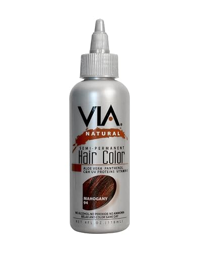 Via Natural Semi-Permanent Hair Color, 4oz - Mahogany #94 Beauty & Personal Care Via Natural