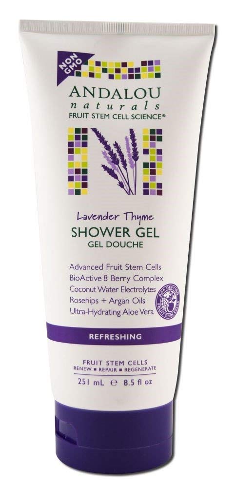 Andalou Naturals Lavender Thyme Shower Gel, Pack of 2 Beauty & Personal Care Andalou Naturals
