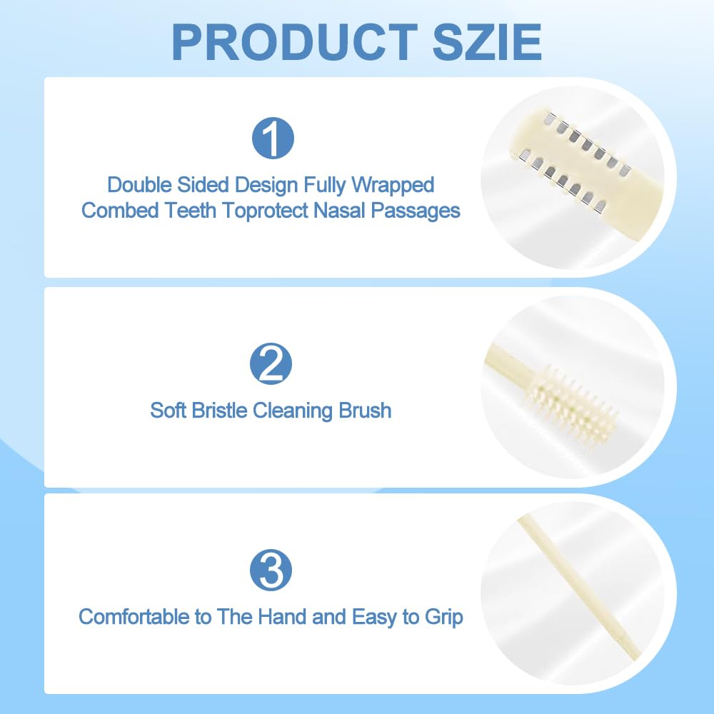 Zoanchig Nose Hair Trimmer, 2-in-1 Nasal Hair Cutter, 360° Nostril Hair Remover Tool with Soft Cleaning Brush for Men, Home Travel Essential Tool Beauty and Personal Care Zoanchig