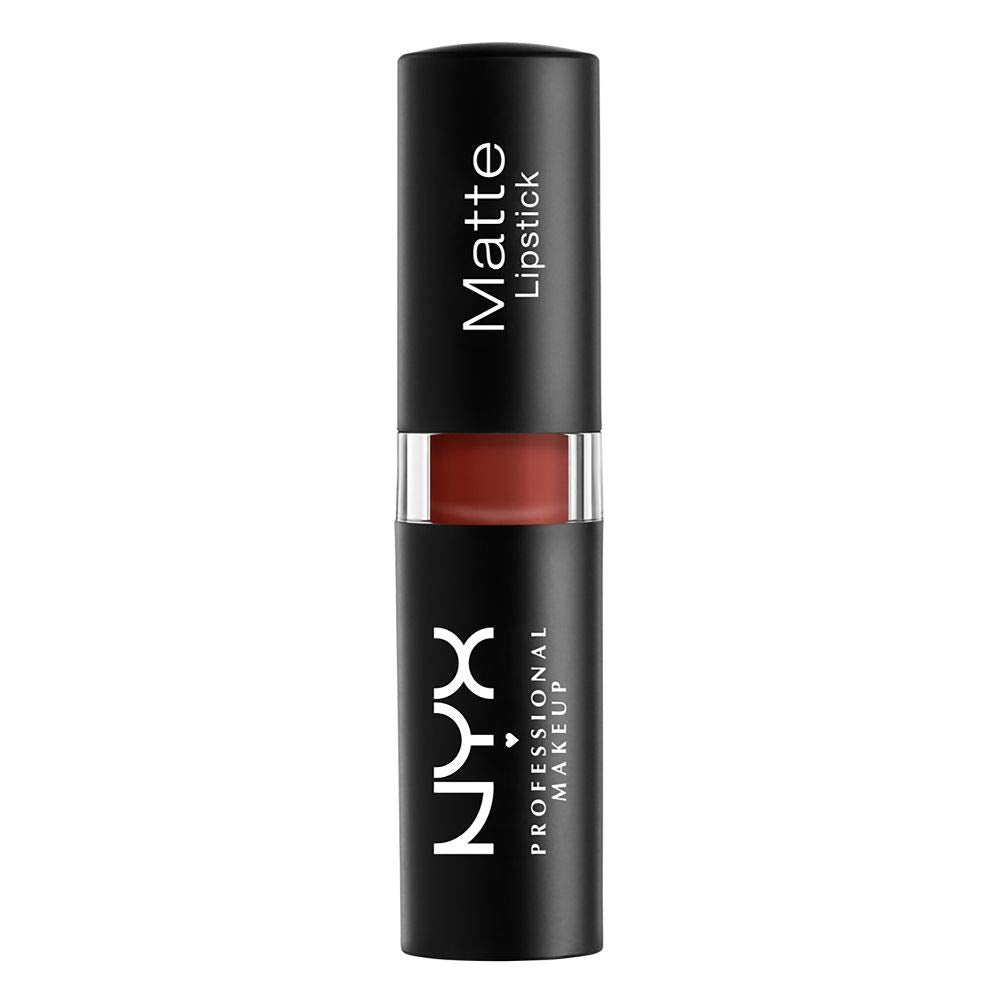 NYX PROFESSIONAL MAKEUP Matte Lipstick - Crazed (Brick Red) Beauty & Personal Care NYX PROFESSIONAL MAKEUP