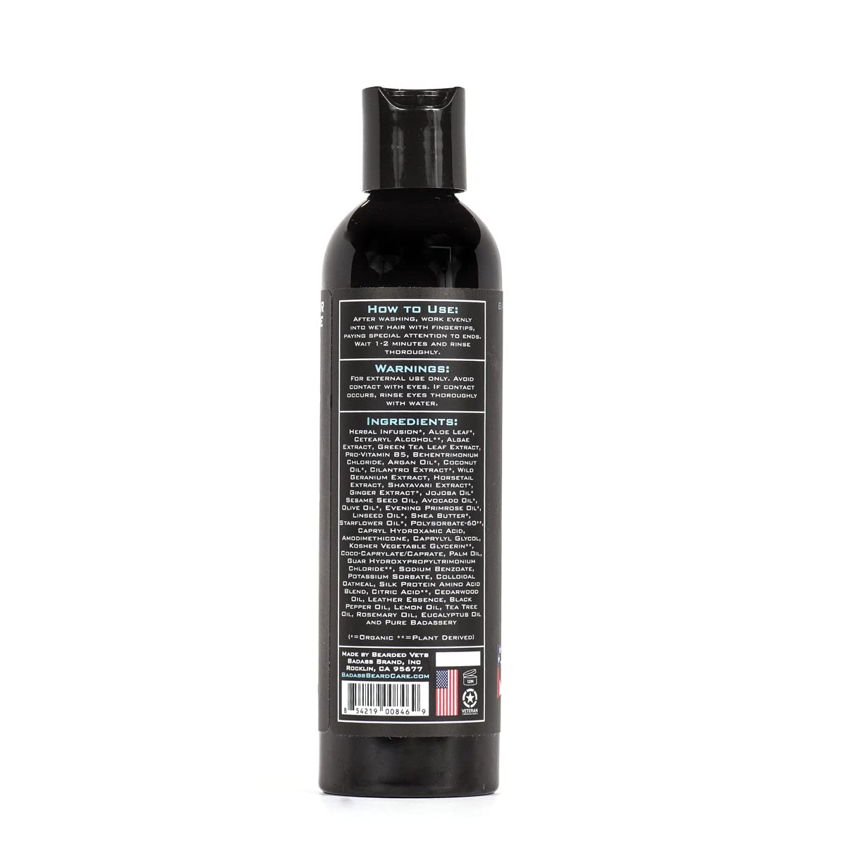 Badass Beard Care Beard Conditioner For Men - THE PATRIOT, 8oz - Made of Natural Ingredients for A Healthy, Soft, & Itch Free Beard and Mustache Beauty and Personal Care Badass Beard Care