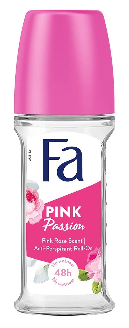 Fa Deodorant 1.7 Ounce Roll-On Pink Passion (50ml) (6 Pack) Beauty and Personal Care Fa