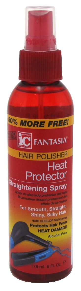 Fantasia Heat Protector Straightning Spray 6 Ounce (177ml) (6 Pack) Beauty & Personal Care Fantasia