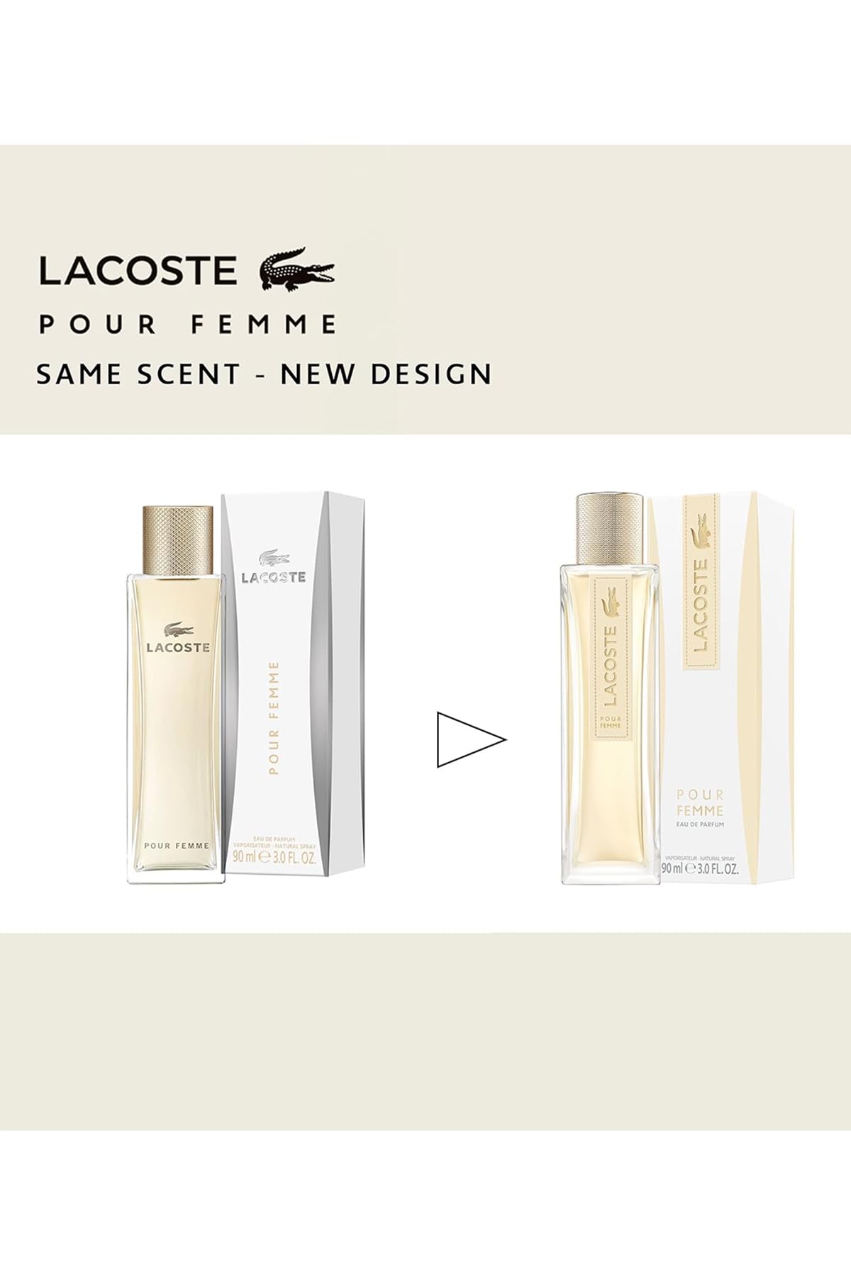 Lacoste Pour Femme Eau de Parfum 3.0 oz Beauty & Personal Care Lacoste