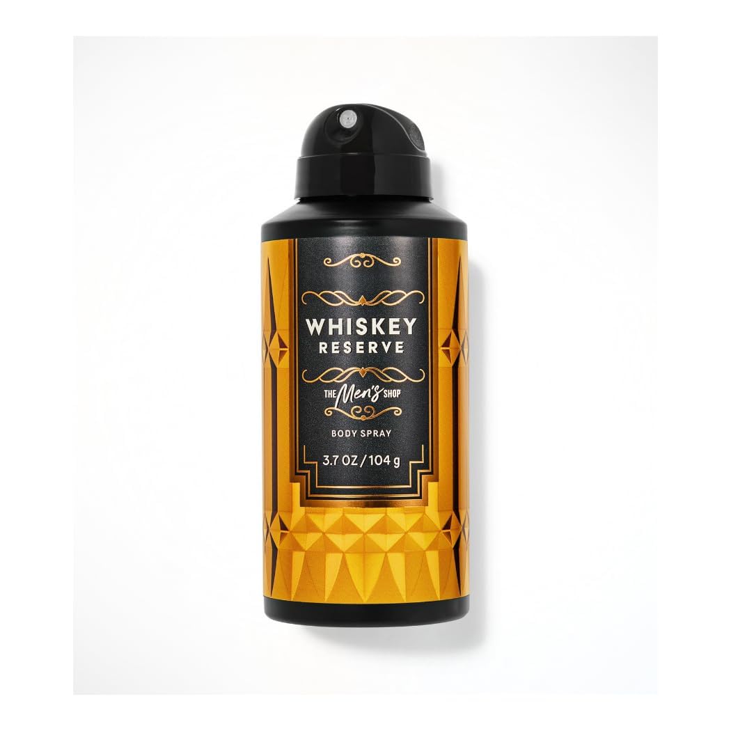 Bath and Body Works Whiskey Reserve Men's Deodorizing Spray 3.7 (Whiskey Reserve) Beauty and Personal Care Bath & Body Works