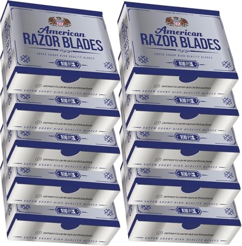 American Razor Blades from The Shave Factory - Single Edge Razor Blades (10) Beauty and Personal Care the shave factory