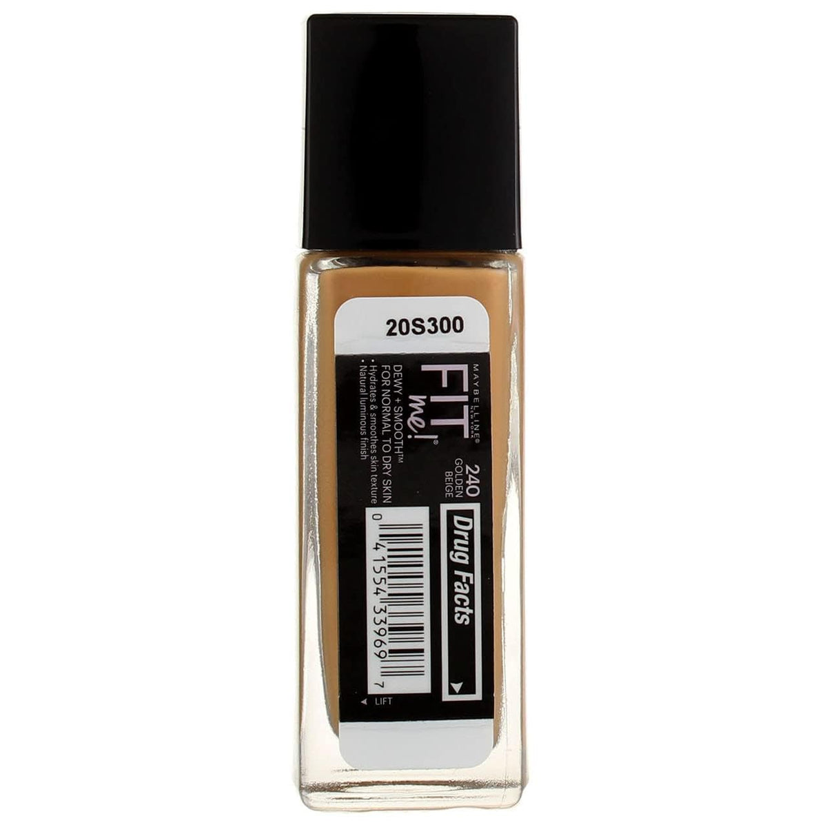 Maybelline Fit Me Dewy + Smooth Foundation, Golden Beige, 1 fl. oz. (Packaging May Vary)