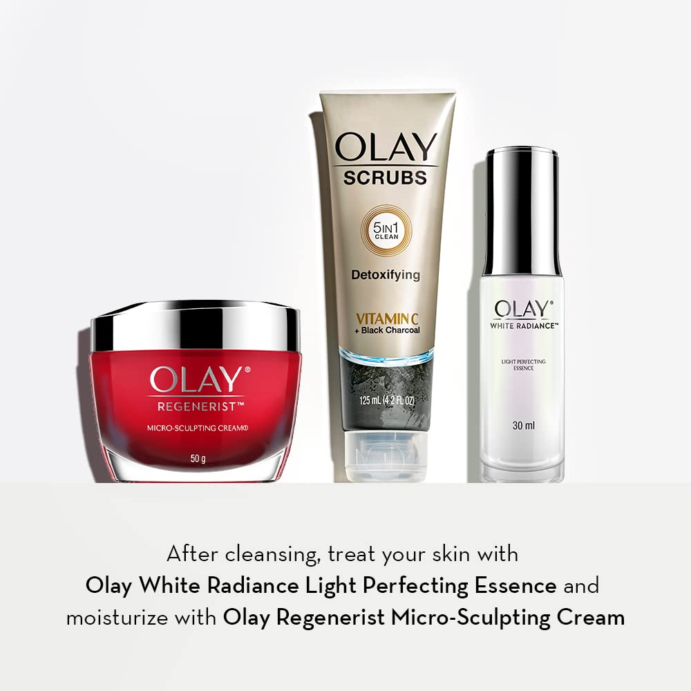 Olay Detoxifying Face Scrub with Vitamin C and Black Charcoal, 4.2 Fl Oz Beauty & Personal Care Olay