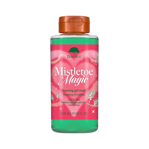 Tree Hut Mistletoe Magic Wash, Gently Cleanses and Leaves Skin Looking Fresh and Radiant, Body Wash, Limited Edition Holiday, 18 Fl Oz Beauty & Personal Care Tree Hut